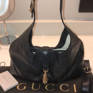 Gucci, Black Jackie bag.